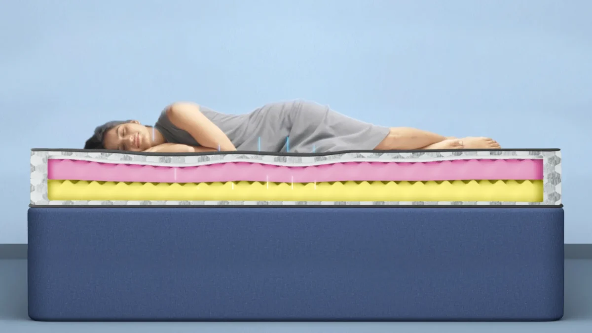 Dual Pro Profiled Mattress Split Layer with Lady