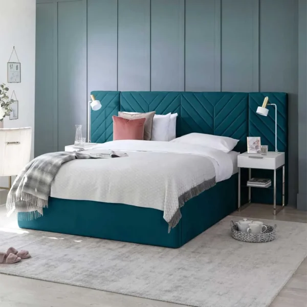 BF Premium Luxury Wall Panel Headboard Bed