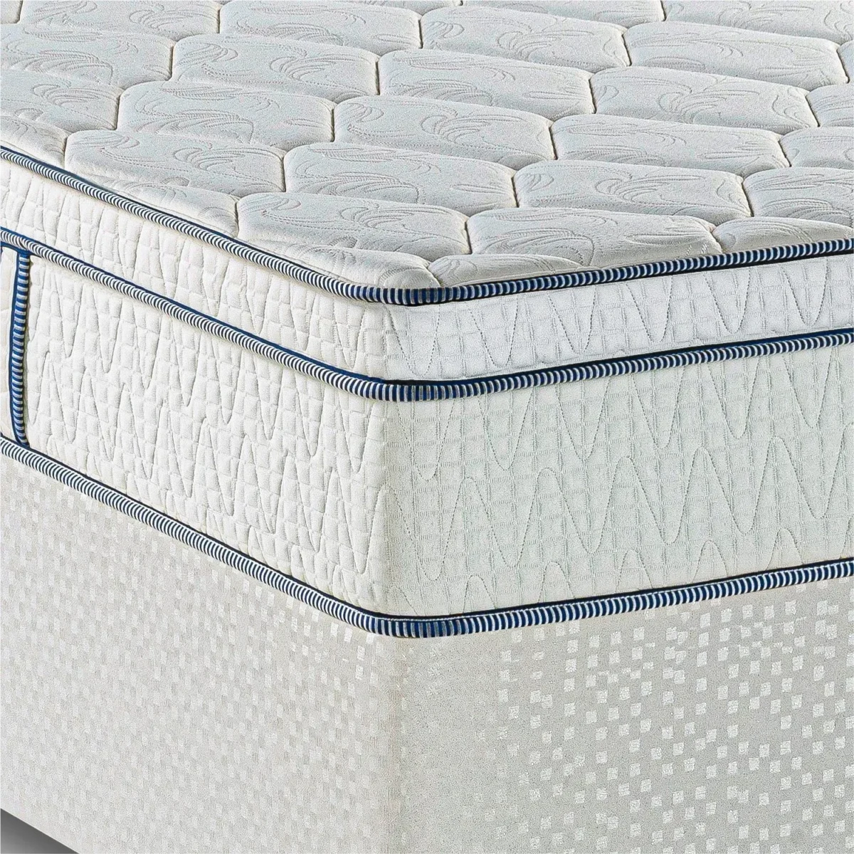 Alpha Bonnel Spring Mattress by Ruby Mattresses corner side