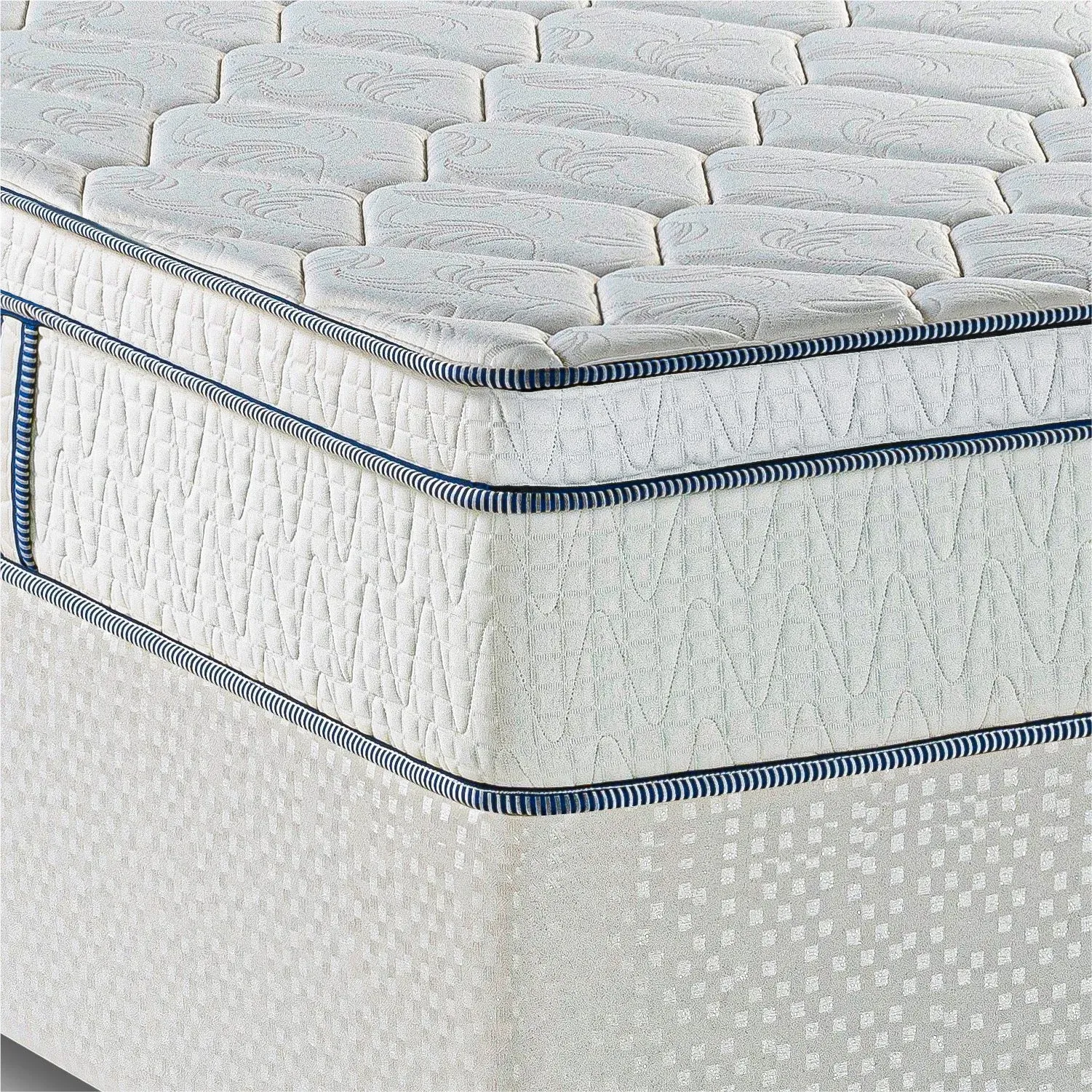 Alpha Bonnel Spring Mattress by Ruby Mattresses corner side