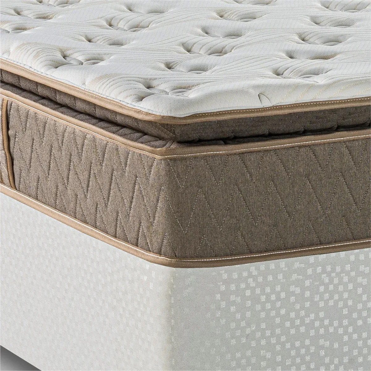 Ultra Pillow Top Pocket Spring SOft Mattress by Ruby Mattresses side corner